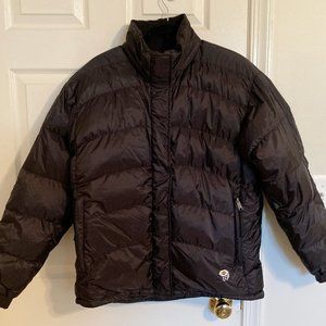 Mountain Hardwear Womens Sz 12 Large Down Puffy Coat / Jacket - Detachable Hood